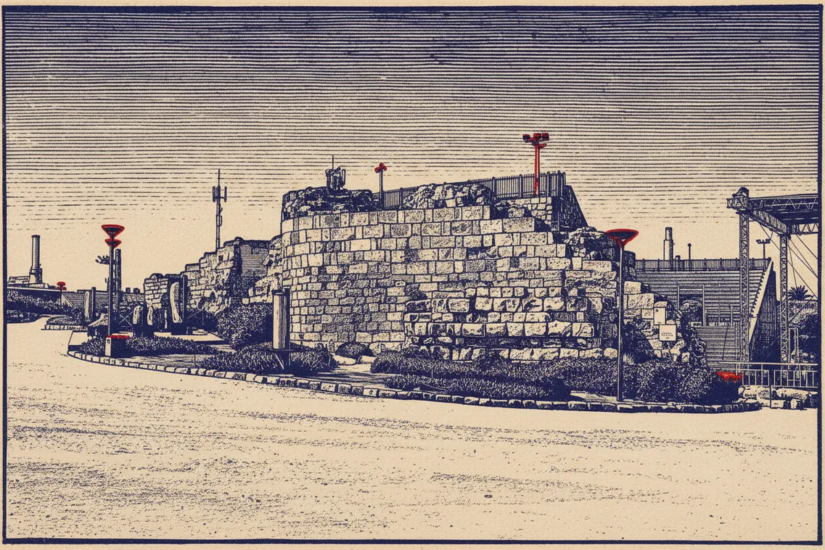 Roman theatre,  Caesarea Maritima by Unknown (Herodian/Roman)