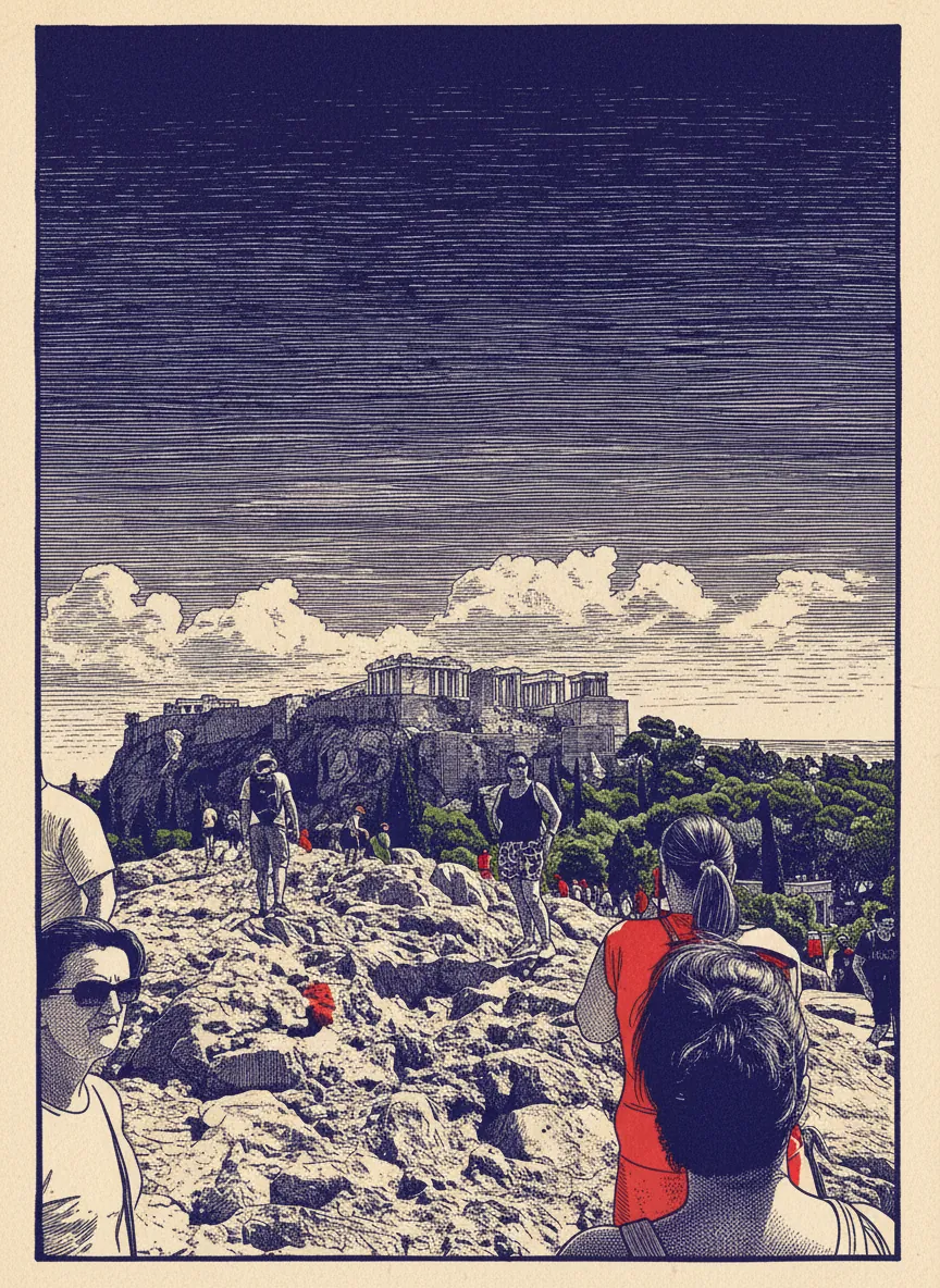 The Areopagus Below the Acropolis