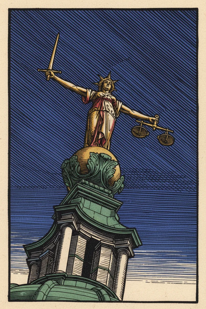 Central Criminal Court (Old Bailey) by Edward William Mountford