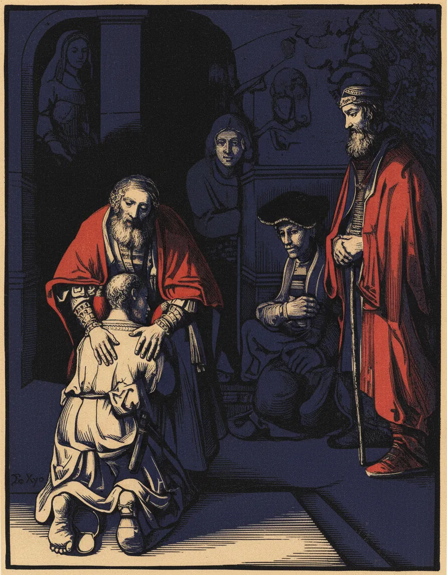 The Prodigal Son Amid the Swine by Albrecht Dürer