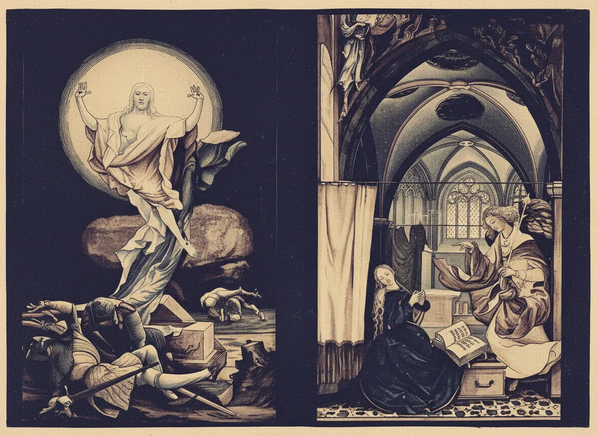 Resurrection — Isenheim Altarpiece by Matthias Grünewald