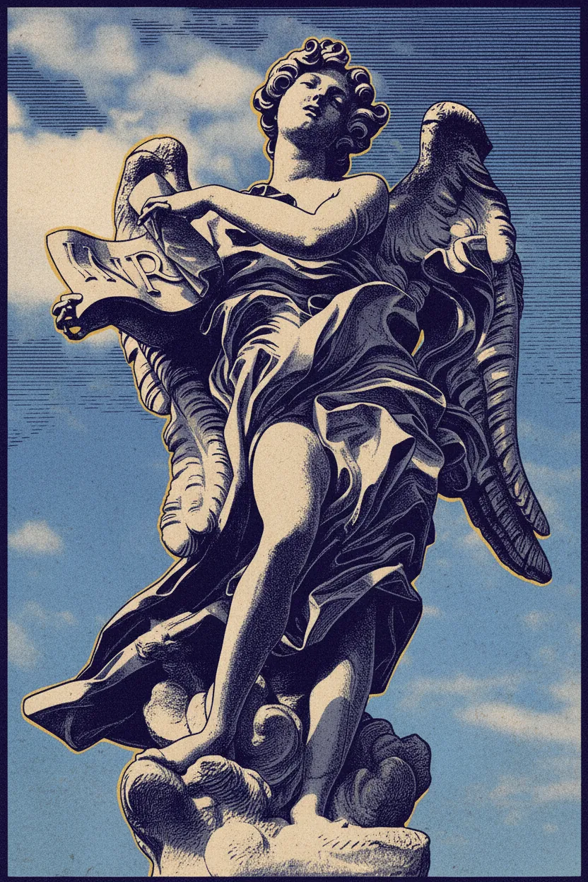 Angel with the Cross by Gian Lorenzo Bernini