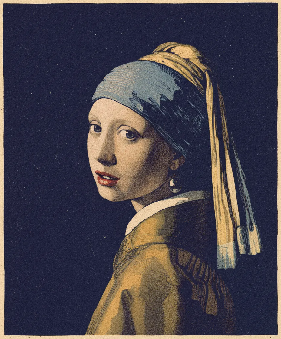 Girl with a Pearl Earring by Johannes Vermeer